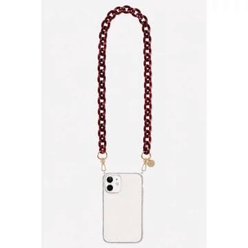 Como Milano telefonlánc CMMJ.001.WR.01.00 120cm acryl burgundi