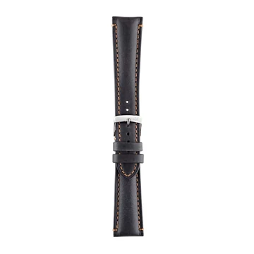 Morellato Derain fekete valódi bőr óraszíj 18 mm A01X4434B09019CR18