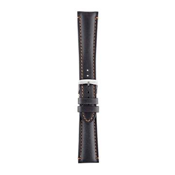 Morellato Derain fekete valódi bőr óraszíj 22 mm A01X4434B09019CR22