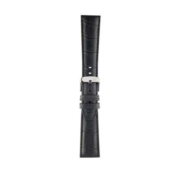 Morellato Soccer fekete valódi bőr óraszíj 18 mm A01X4497B44019CR18