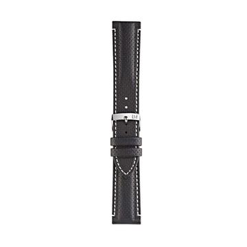 Morellato Race fekete valódi bőr óraszíj 22 mm A01X4909C18817CR22