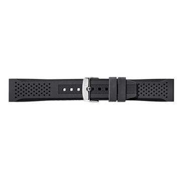 Morellato Sile fekete szilikon óraszíj 22 mm A01X4983187019CR22