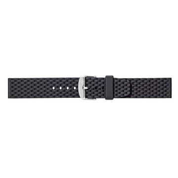 Morellato Bormida Technogomma fekete szilikon óraszíj 18 mm A01X4984556019ST18