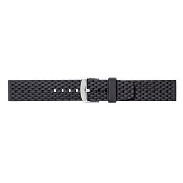 Morellato Bormida Technogomma fekete szilikon óraszíj 18 mm A01X4984556019ST18