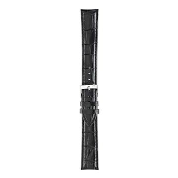 Morellato Bolle XL fekete valódi bőr óraszíj 18 mm A01Y2269480019CR18