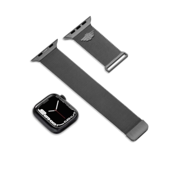 Police Mesh szürke színű Apple Watch szíj 22 mm