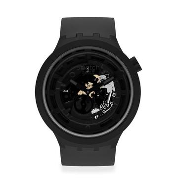 Swatch C-Black unisex karóra SB03B100