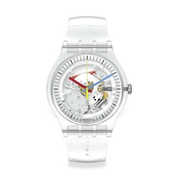 Swatch Clearly New Gent unisex karóra SO29K100