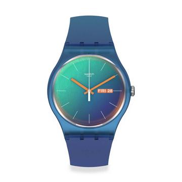 Swatch Fade To Teal unisex karóra SO29N708