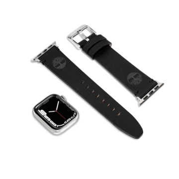 Timberland Danum fekete bőr Apple Watch szíj 22 mm