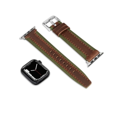 Timberland Monteverde bőr Apple Watch szíj textil felsőrésszel 22 mm
