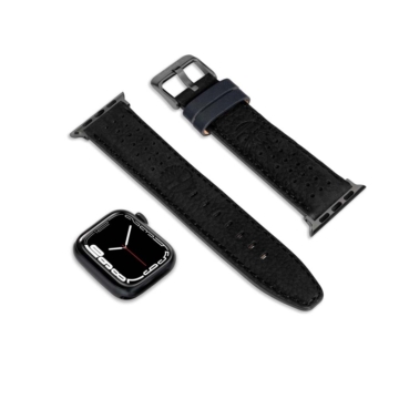 Timberland Daintree fekete bőr Apple Watch szíj 20 mm