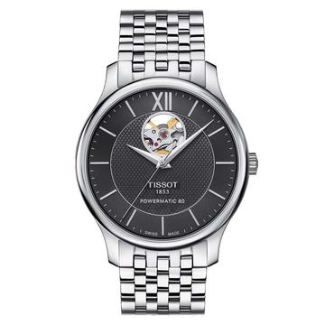 Tissot Tradition Powermatic 80 Open Heart férfi karóra T063.907.11.058.00