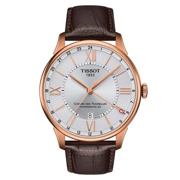 Tissot Chemin des Tourelles Powermatic 80 GMT férfi karóra T099.429.36.038.00