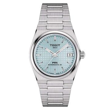 Tissot PRX Powermatic 80 35 mm Tiffany Blue unisex karóra T137.207.11.351.00