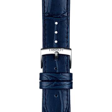 Tissot kék gyári bőrszíj 20 mm
