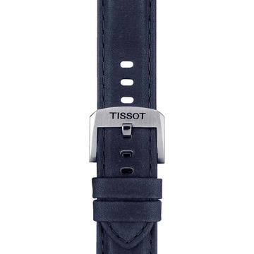 Tissot kék gyári bőrszíj 20 mm