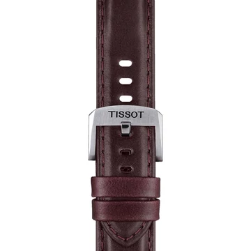 Tissot barna gyári bőrszíj 20 mm