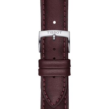 Tissot barna gyári bőrszíj 20 mm