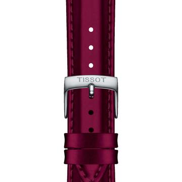 Tissot piros gyári műanyag óraszíj 18 mm