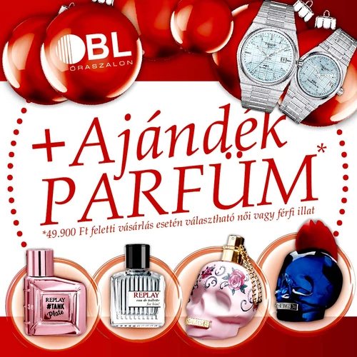 Ajándék parfüm promóció