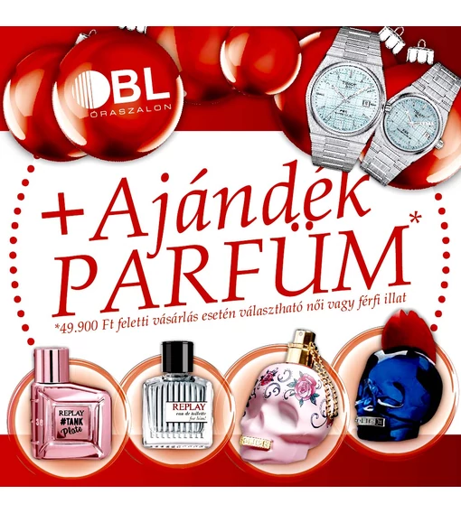 Ajándék parfüm promóció