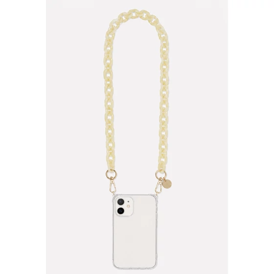 Como Milano telefonlánc CMMJ.001.YL.01.00 120cm acryl sárga