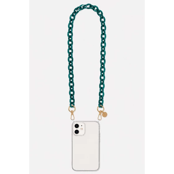 Como Milano telefonlánc CMMJ.001.DGR.01.00 120cm acryl zöld
