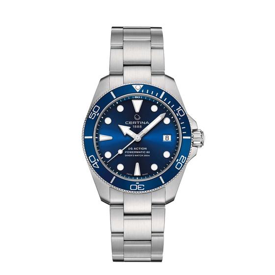 Certina DS ACTION Diver 38 mm Powermatic 80 Nivachron férfi karóra C032.807.11.041.00