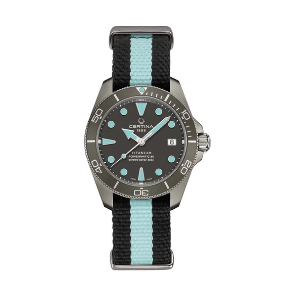 Certina DS ACTION Diver 38 mm Powermatic 80 Nivachron férfi karóra C032.807.48.081.00