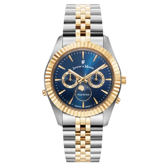 Jacques du Manoir Inspiration Moonphase bicolor férfi karóra JWG01604