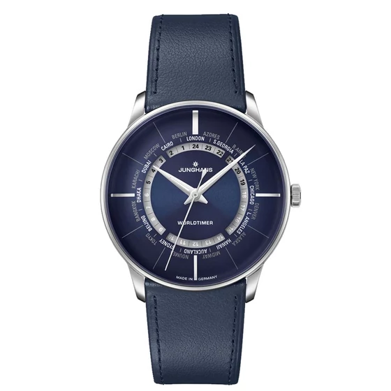 Junghans Meister Worldtimer férfi karóra 027/3010.02