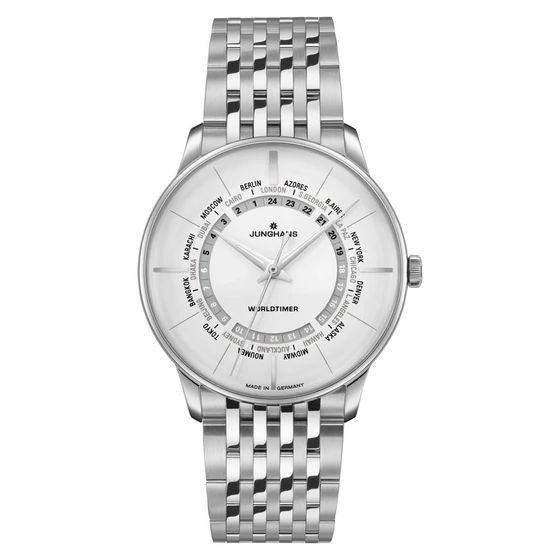 Junghans Meister Worldtimer férfi karóra 027/3011.46