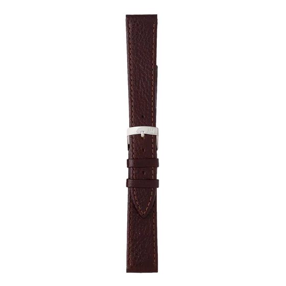 Morellato Dublino barna valódi bőr óraszíj 16 mm A01U0753333034CR16