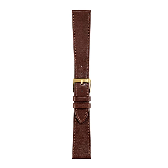 Morellato Lucca barna valódi bőr óraszíj 20 mm A01U0770006030DO20