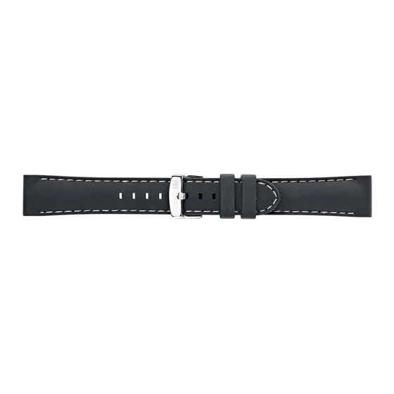 Morellato Carezza fekete szilikon óraszíj 20 mm A01U3844187019CR20