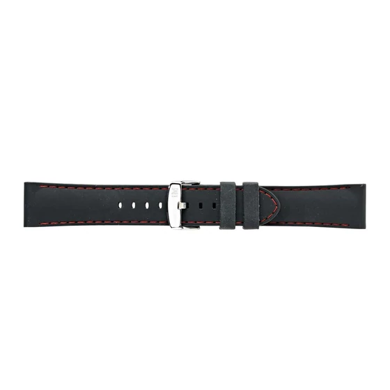 Morellato Carezza fekete szilikon óraszíj 24 mm A01U3844187883CR24