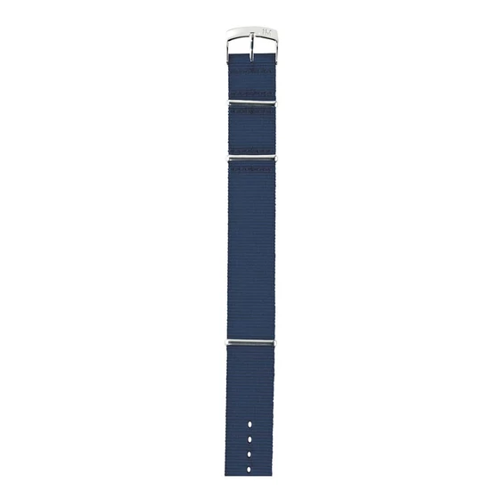 Morellato Nastro Cannete kék textil óraszíj 18 mm A01U3972A74062CR18