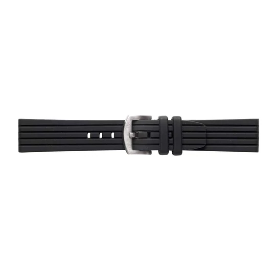 Morellato Brenta fekete szilikon óraszíj 20 mm A01U4025187019ST20