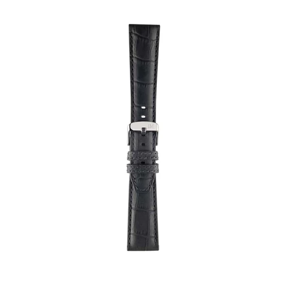 Morellato Soccer fekete valódi bőr óraszíj 18 mm A01X4497B44019CR18