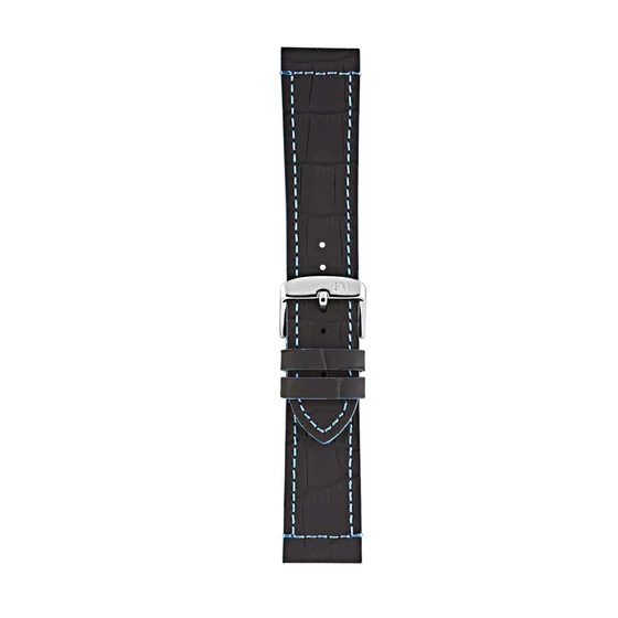Morellato Tricking fekete valódi bőr óraszíj 24 mm A01X4910B44868CR24