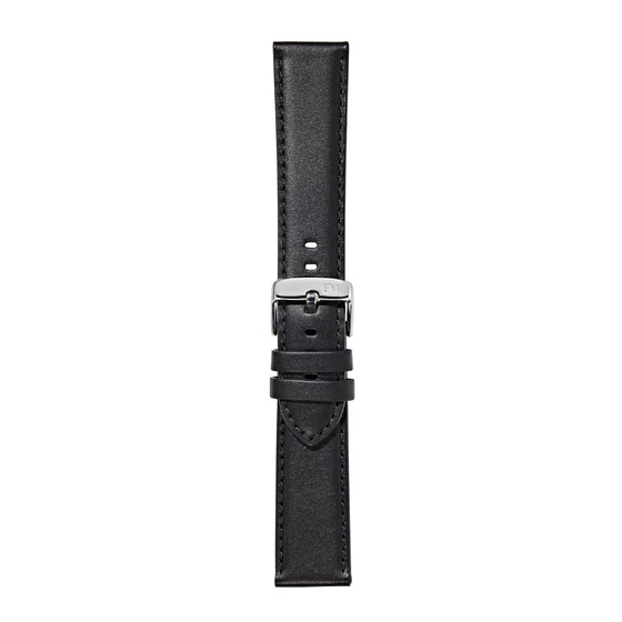 Morellato Croquet fekete valódi bőr óraszíj 20 mm A01X5123C03019CR20