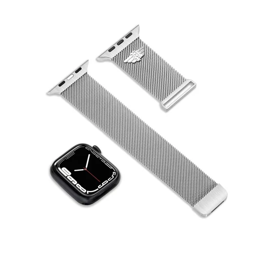 Police Wings kék bőr Apple Watch szíj 22 mm