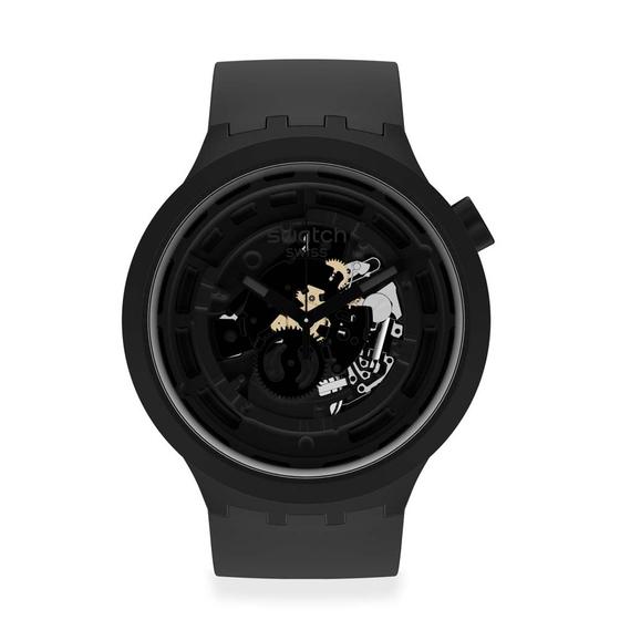 Swatch C-Black unisex karóra SB03B100
