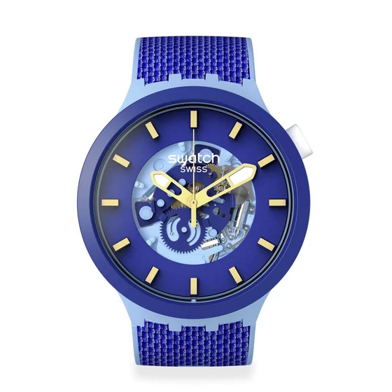 Swatch Bouncing Blue unisex karóra SB05N105