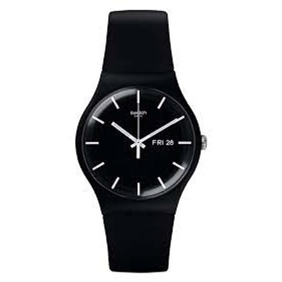 Swatch Mono Black unisex karóra SUOB720