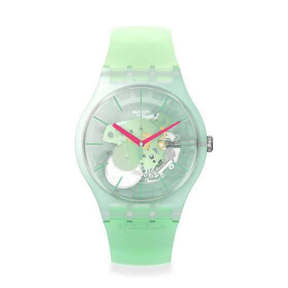 Swatch Muted Green unisex karóra SUOK152