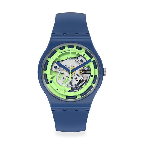 Swatch Green Anatomy unisex karóra SUON147