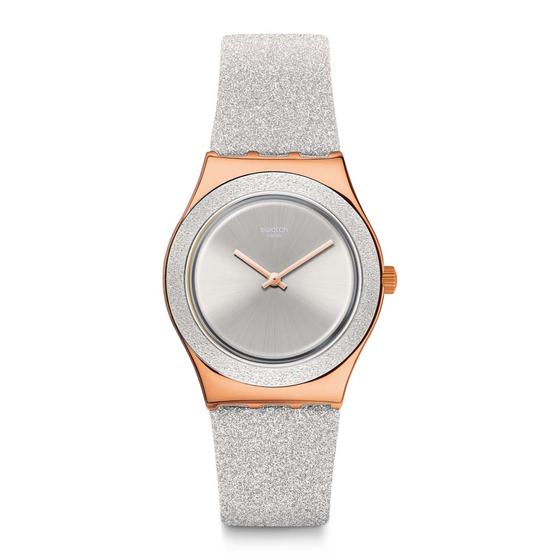 Swatch Grey Sparkle női karóra YLG145