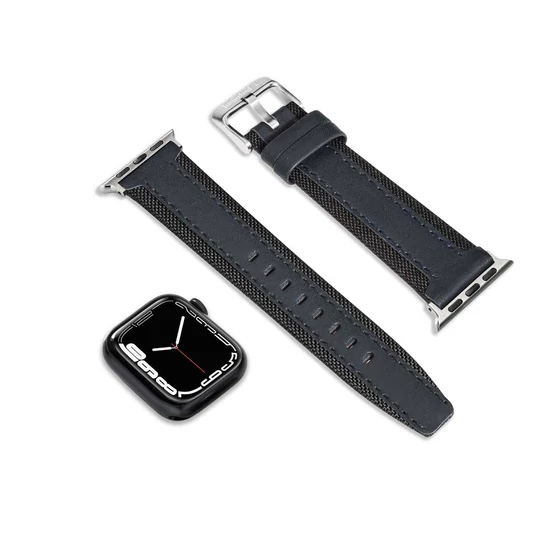Timberland Monteverde bőr Apple Watch szíj textil felsőrésszel 22 mm